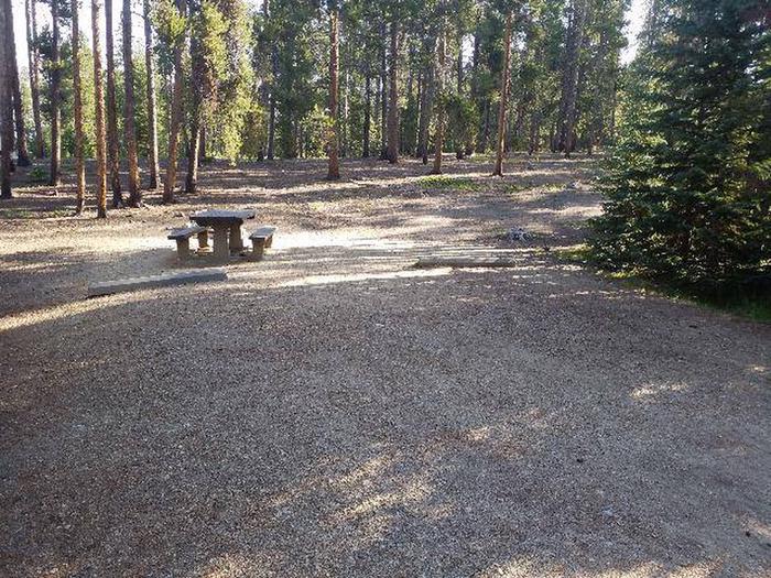 Molly Brown Campground, site 15 parking