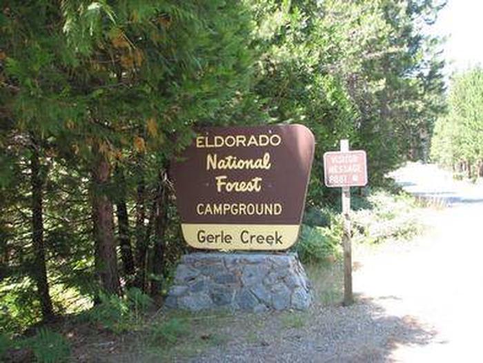 Gerle Creek Sign