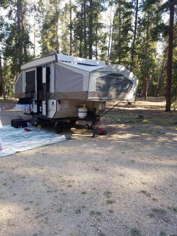 Molly Brown Campground, site 19 parking