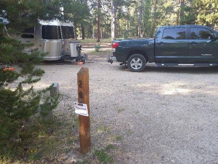 Molly Brown Campground, site 28