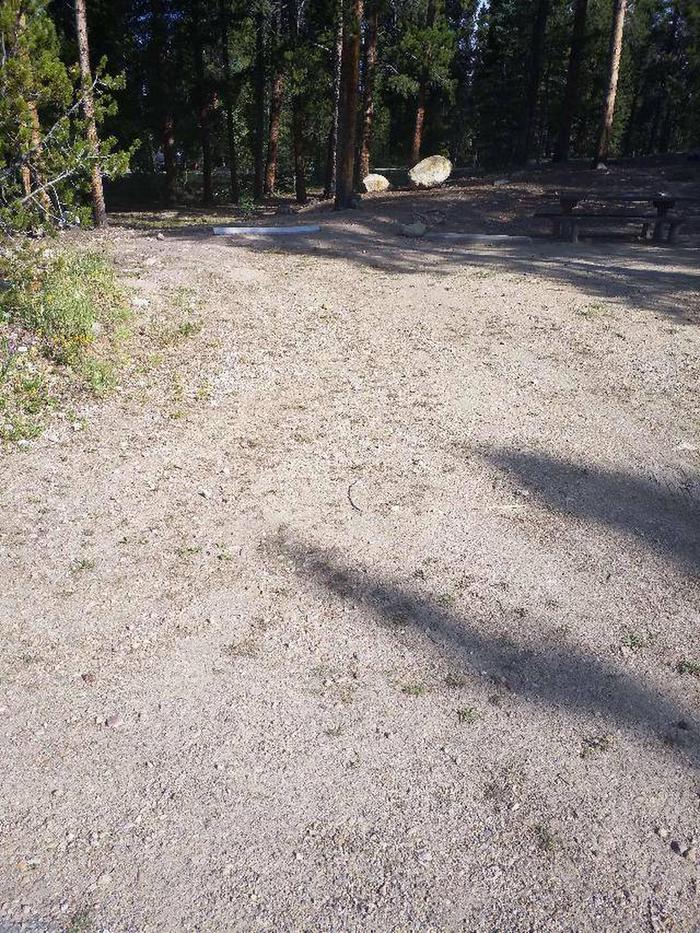 Molly Brown Campground, site 39 parking