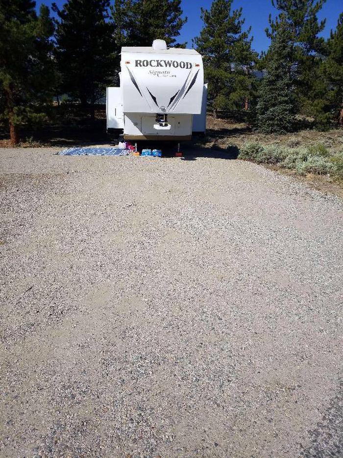 White Star Campground, site 7 parking