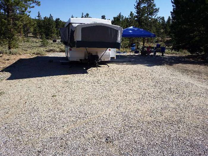 White Star Campground, site 9 parking