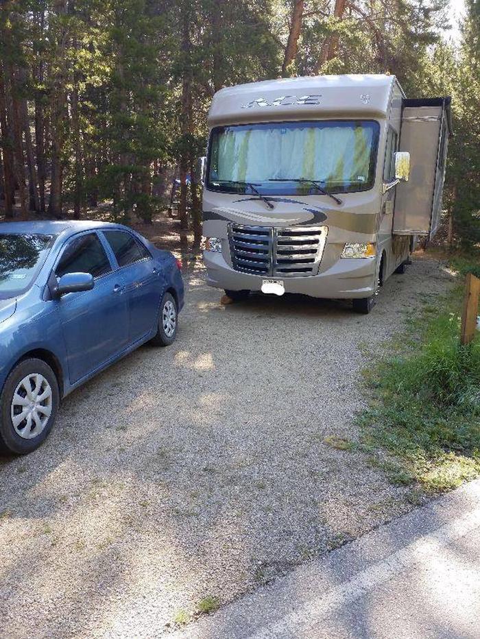 Father Dyer Campground, site 10 parking