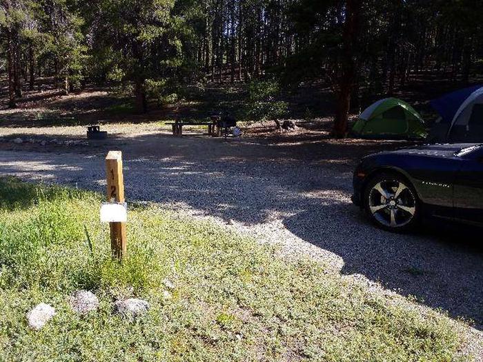 Father Dyer Campground, site 12 marker