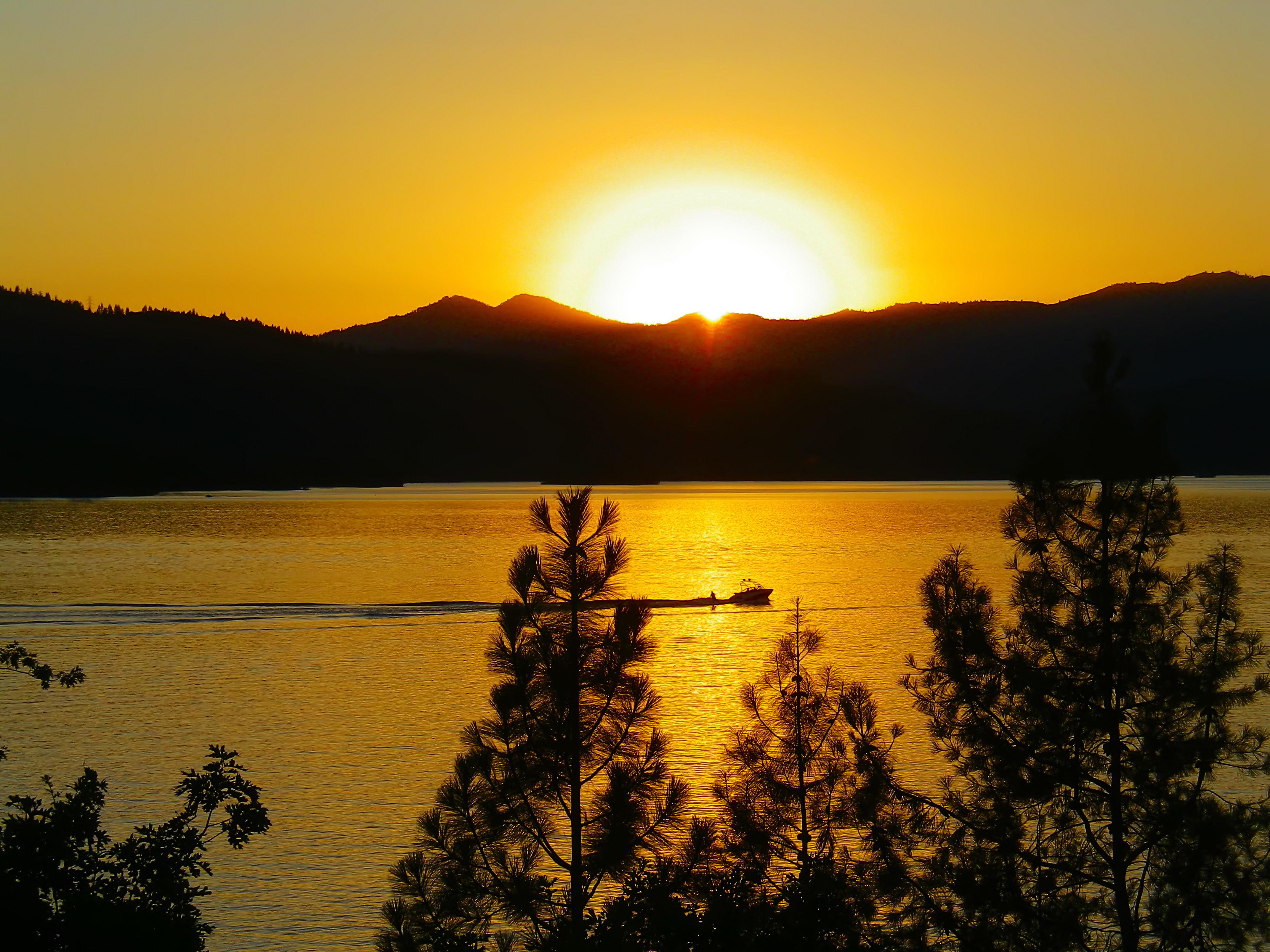 Sunset form the Whiskeytown NRA Visitors Center