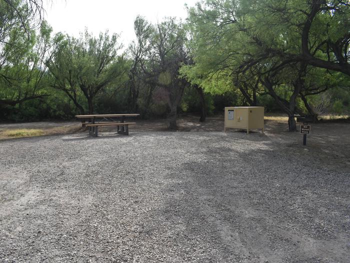 Rio Grande Village Site #95Shaded site among Cottonwood trees