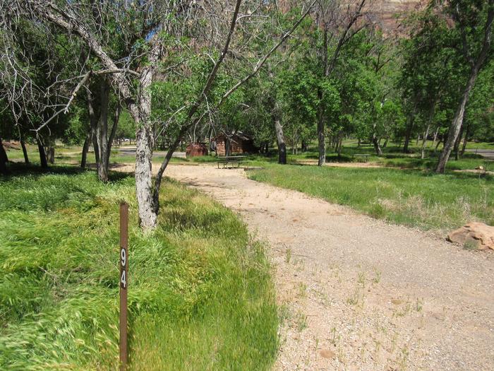 View of campsite Site 94