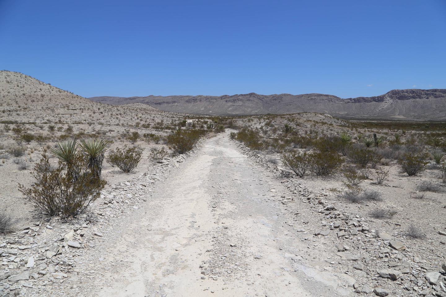 Access Road to Nine Point Draw Campsite