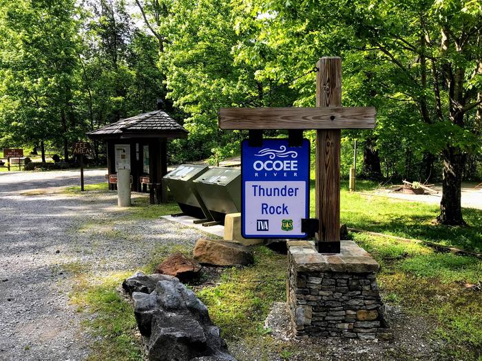 Entrance sign to campground