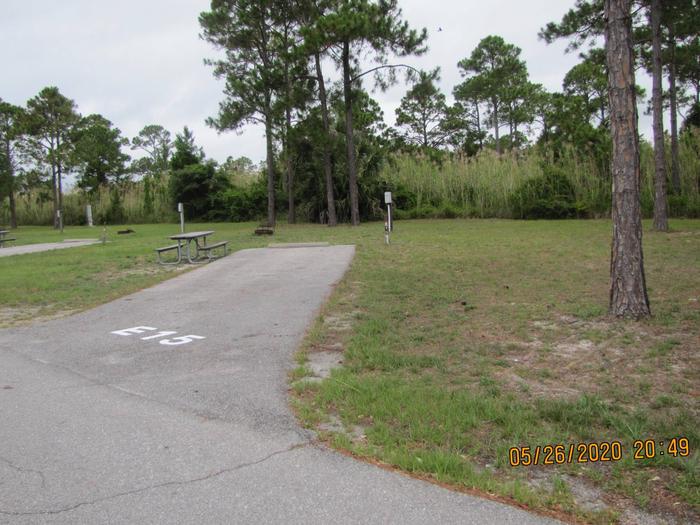 Site E015, Fort Pickens Campground - Recreation.gov