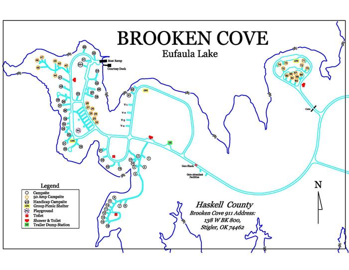 Brooken Cove MapPark Map