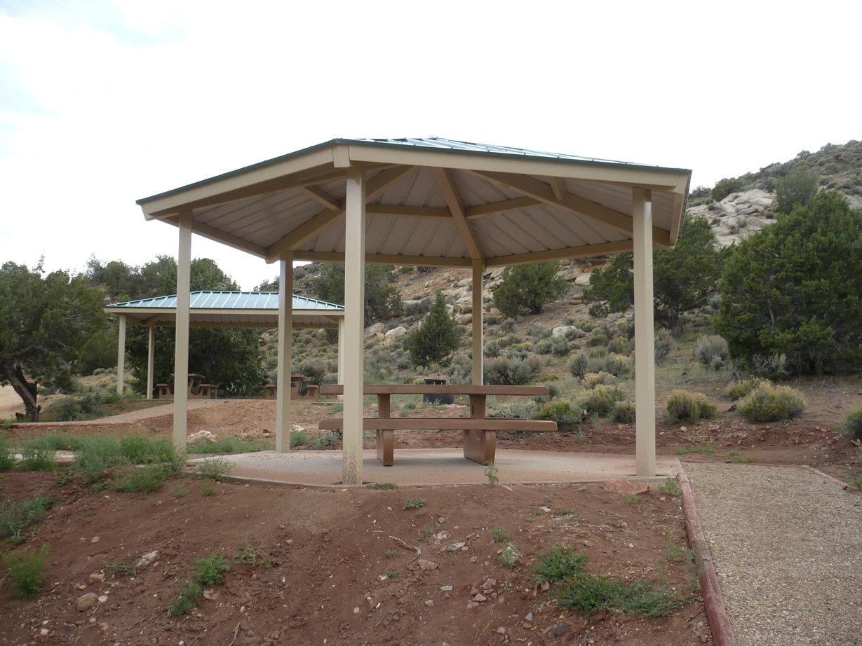 Shelters at Stateline Campground