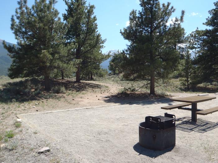 White Star Campground, site 18 tent pad