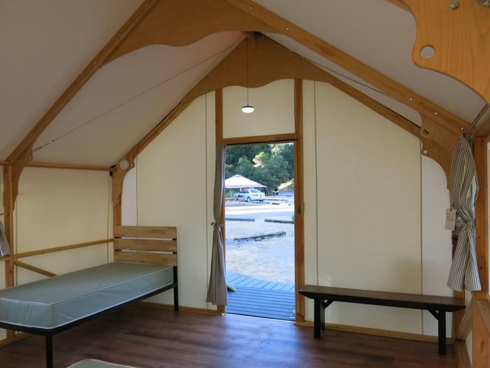 Pinnacles Canvas Tent Cabins Interior 2Pinnacles Tent Cabins Interior
