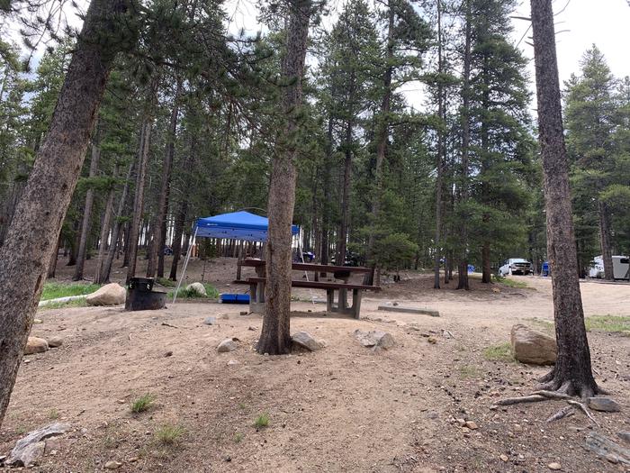 Molly Brown Campground, site 4 side view 3