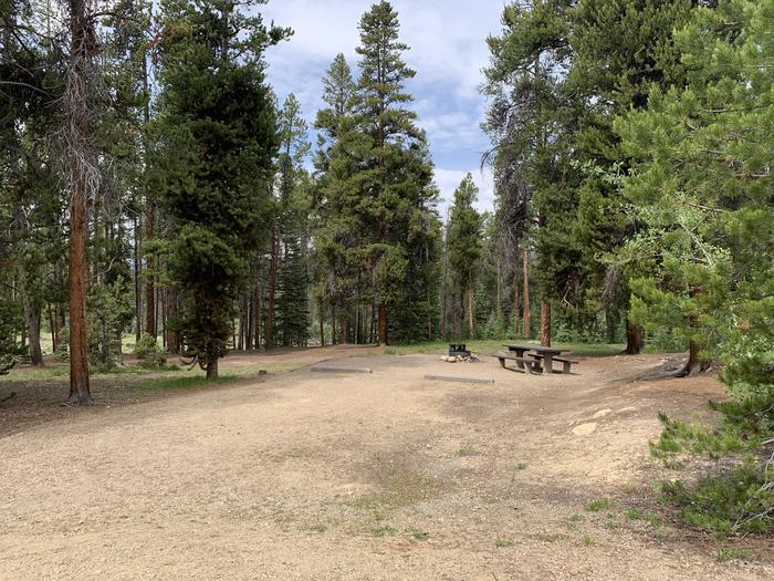Molly Brown Campground, site 36 parking 