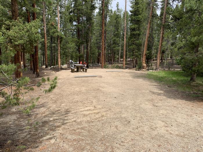 Molly Brown Campground, site 27 parking 2