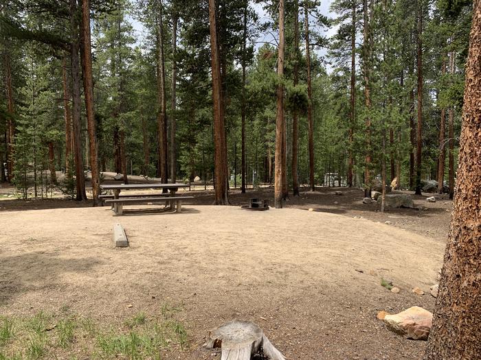Molly Brown Campground, site 27 view