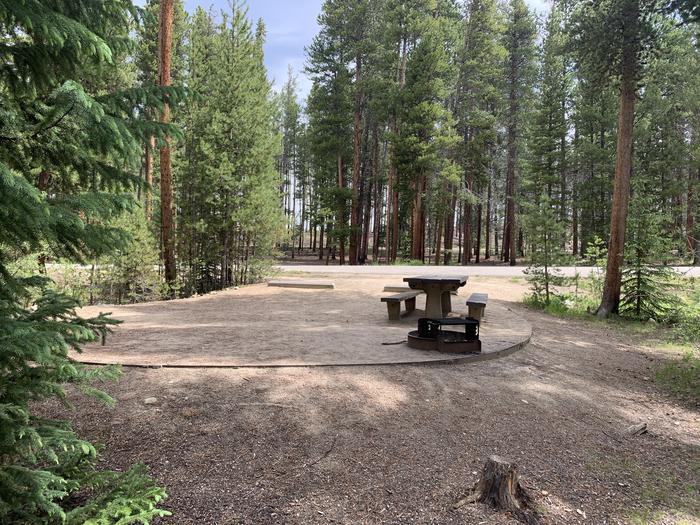 Molly Brown Campground, site 46 site view