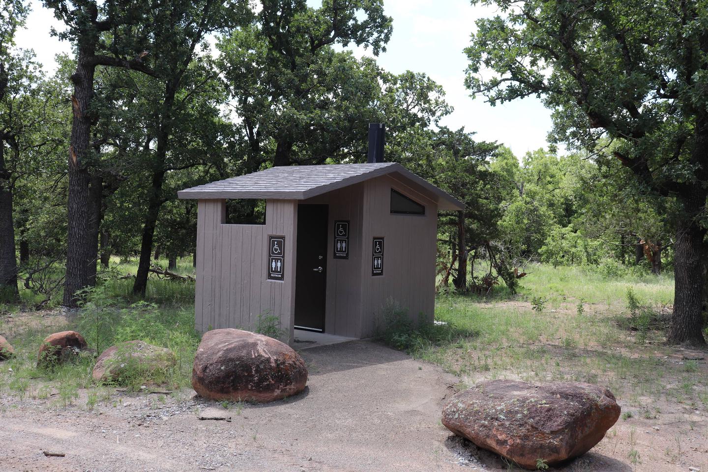 Vault Restroom in Fawn Creek Campground