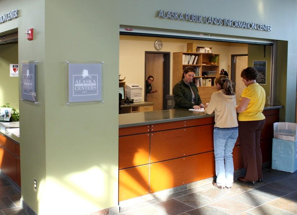 Ranger Assisting Visitors at FAPLIC