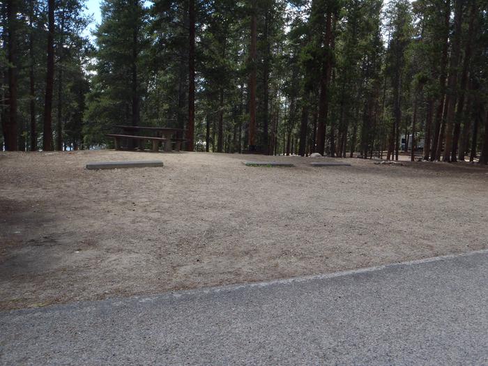 Baby Doe Campground, Site 22 parking