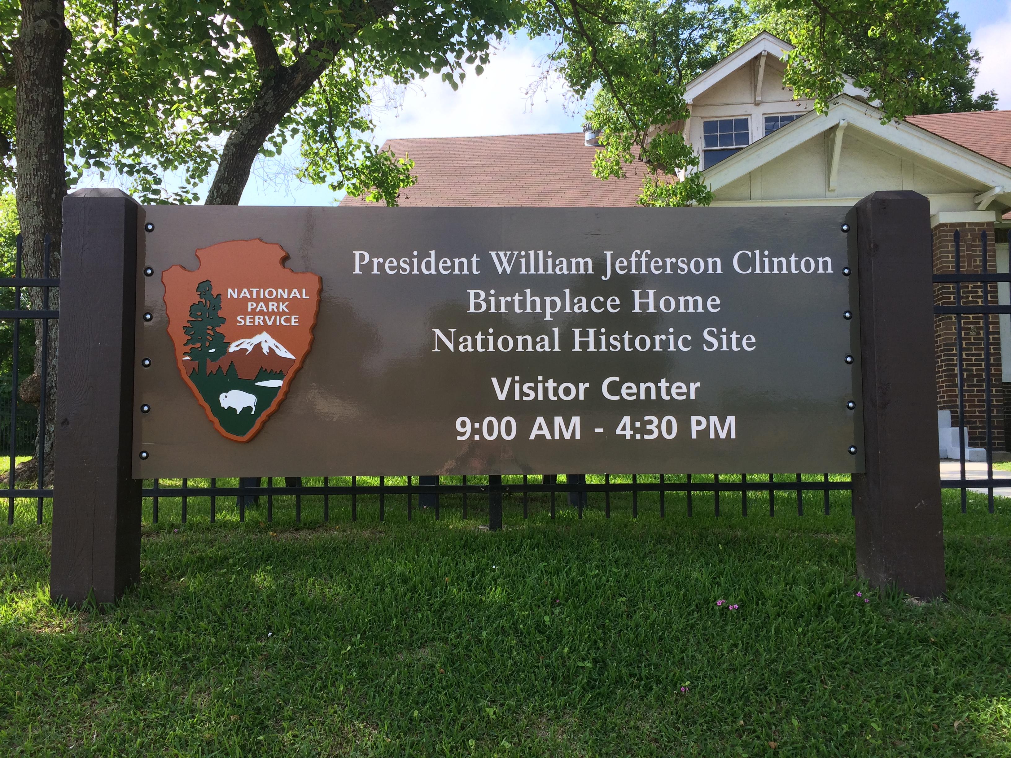 Visitor Center Sign