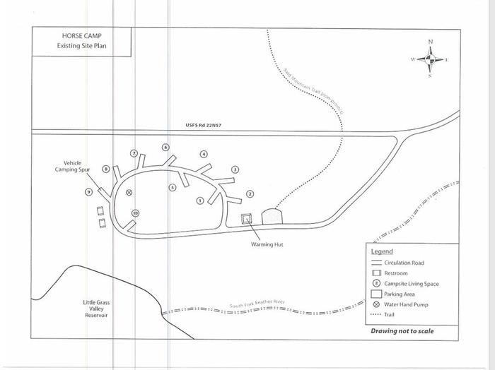 Horse Campground Map