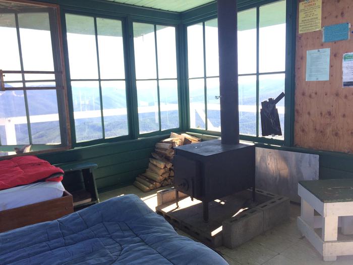 Wood Stove for heating the lookout