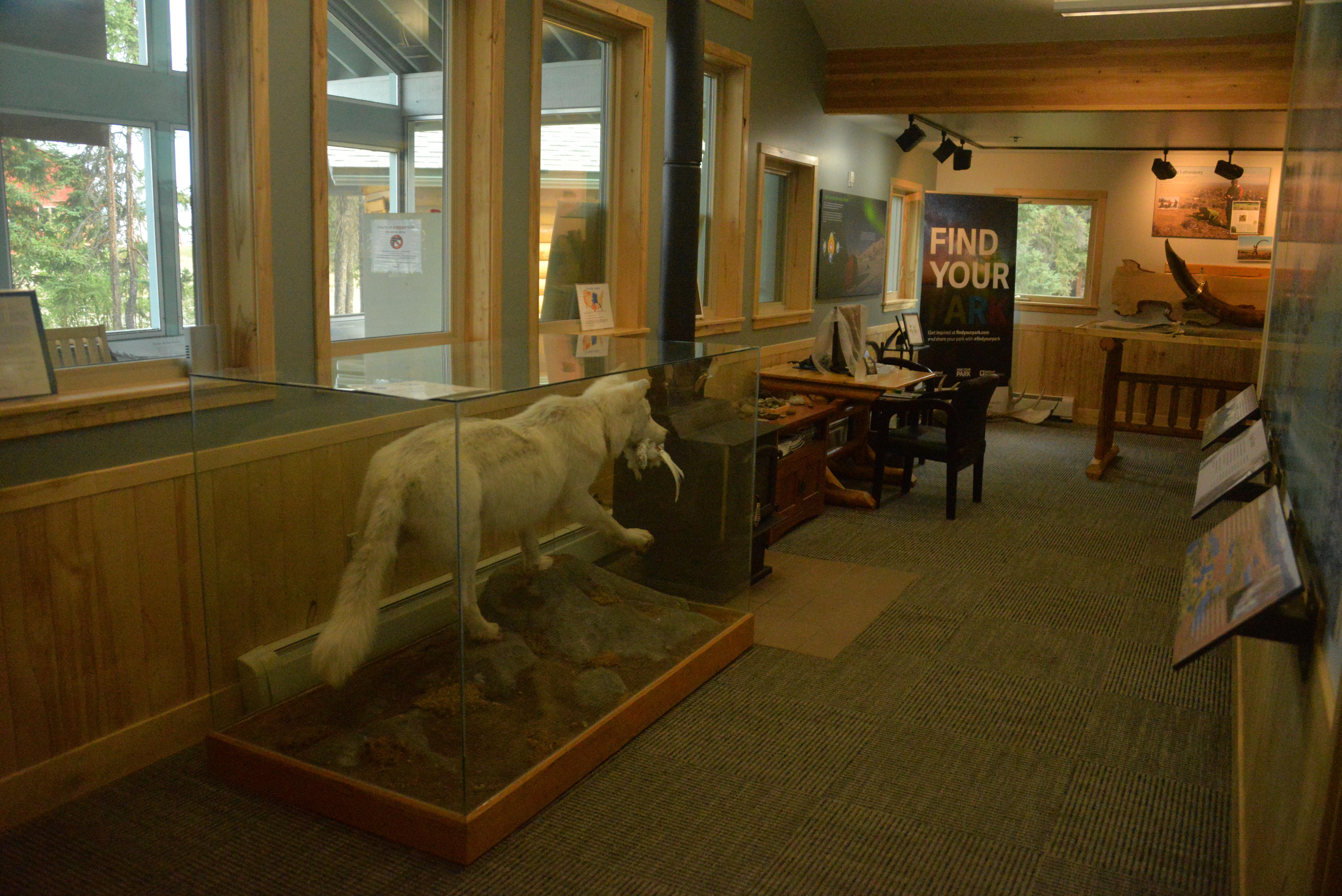 Interior of Bettles Ranger Station