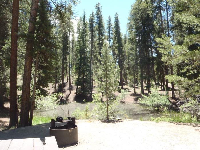 Molly Brown Campground, site 22 view