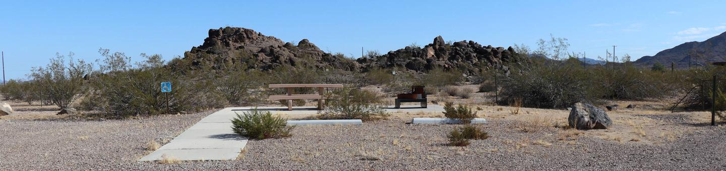 Accessible CampsiteAccessible campsite featuring:
-Elevated steel fire ring
-Cement walkway

