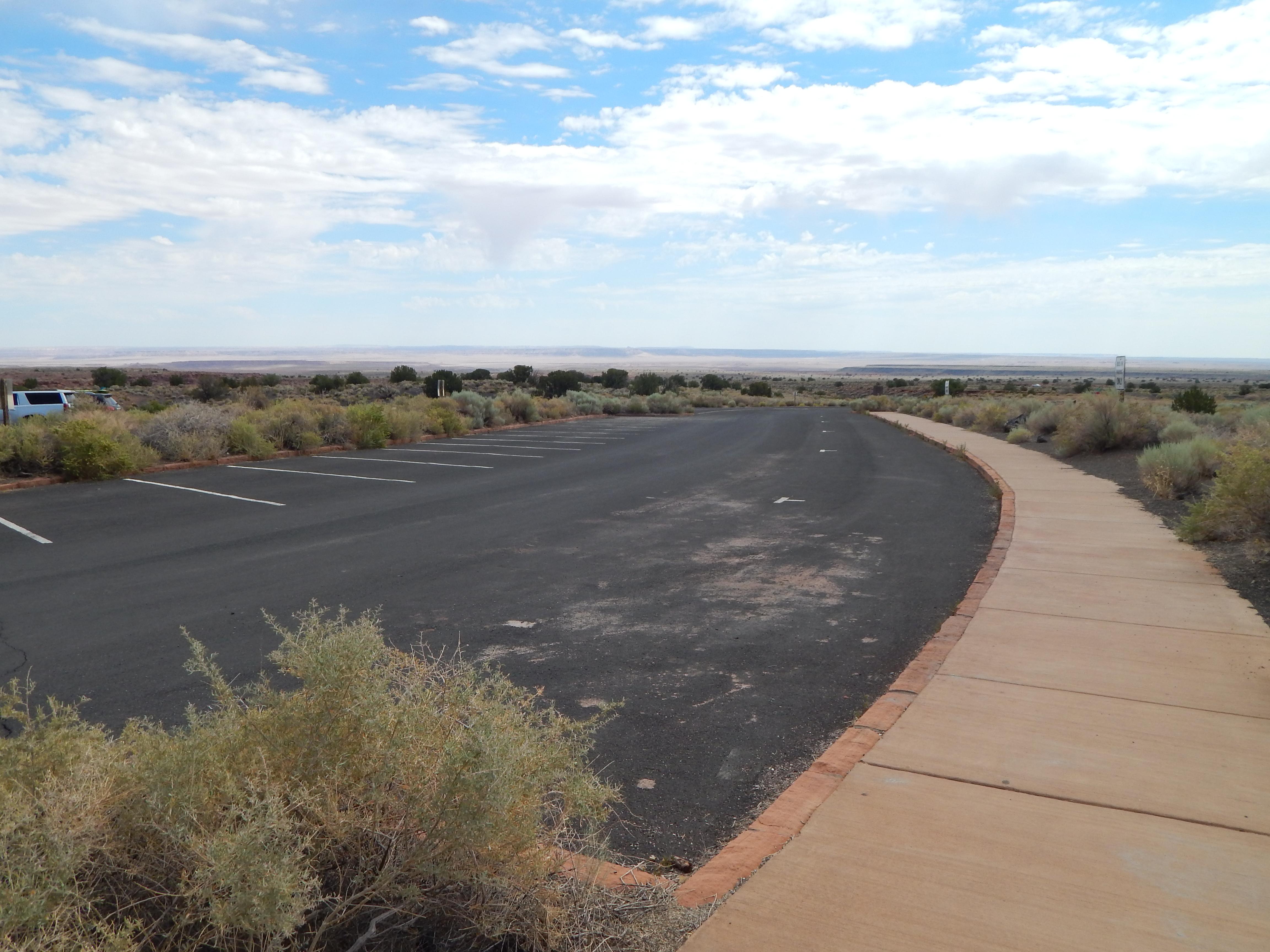 Visitor Center parking lot
