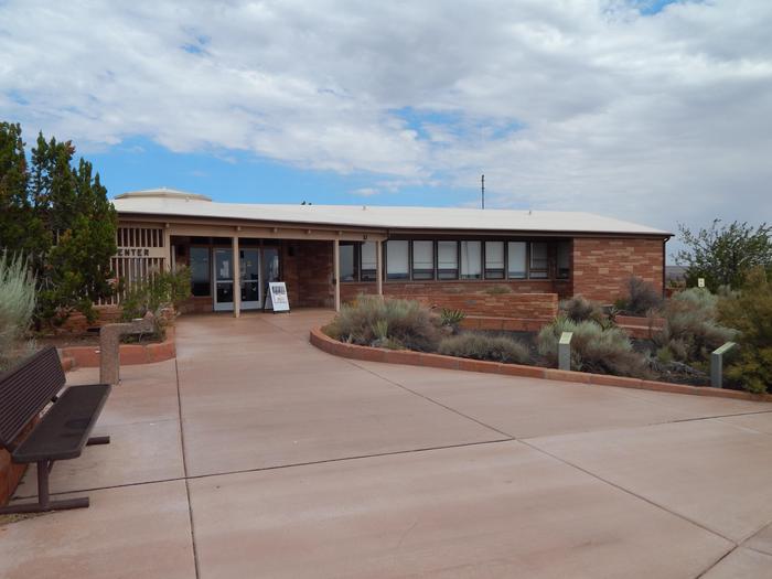 Visitor Center front entranceThe Wupatki Visitor Center