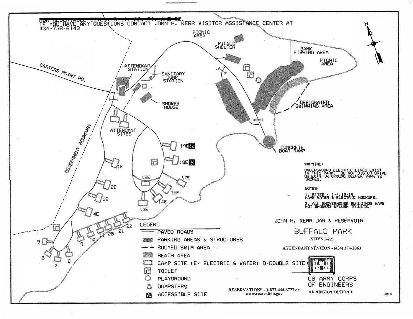 Buffalo Chip Campground Map