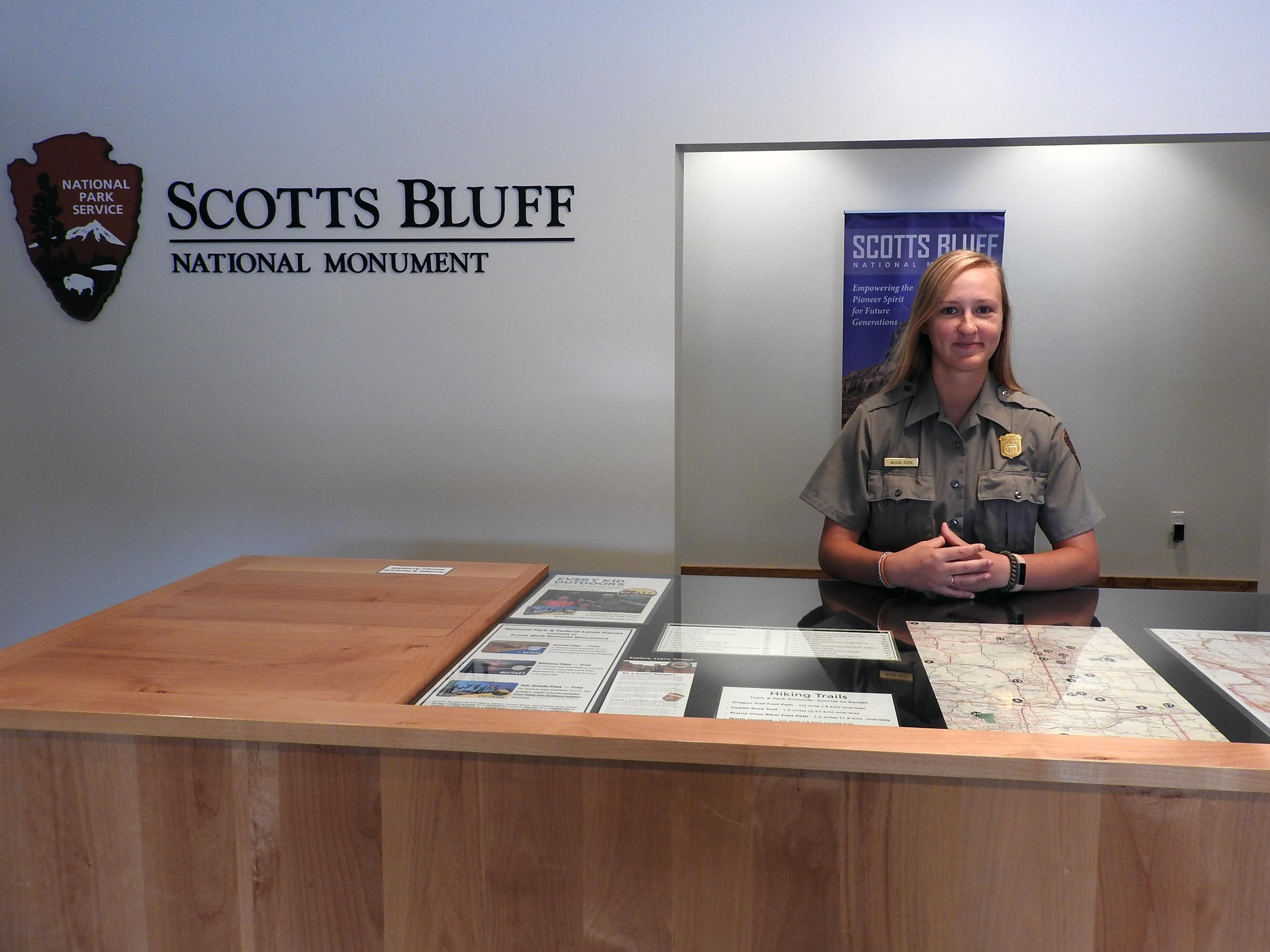 Friendly park ranger
