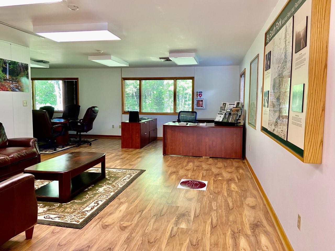Stearns Visitor Contact Station Interior