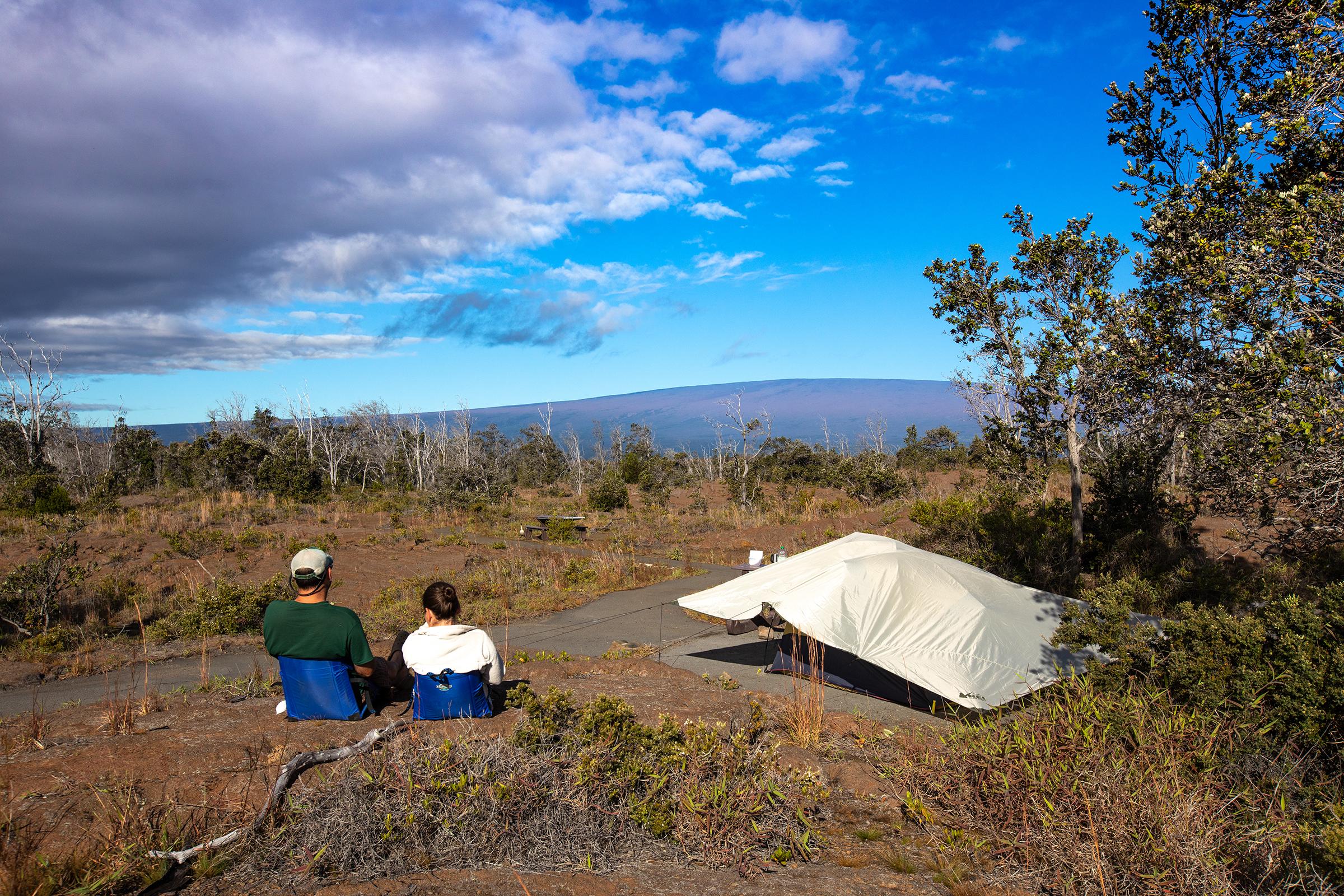 Big Island Kilauea Wilderness HI — Volcano, Hawaii dispersed campsite