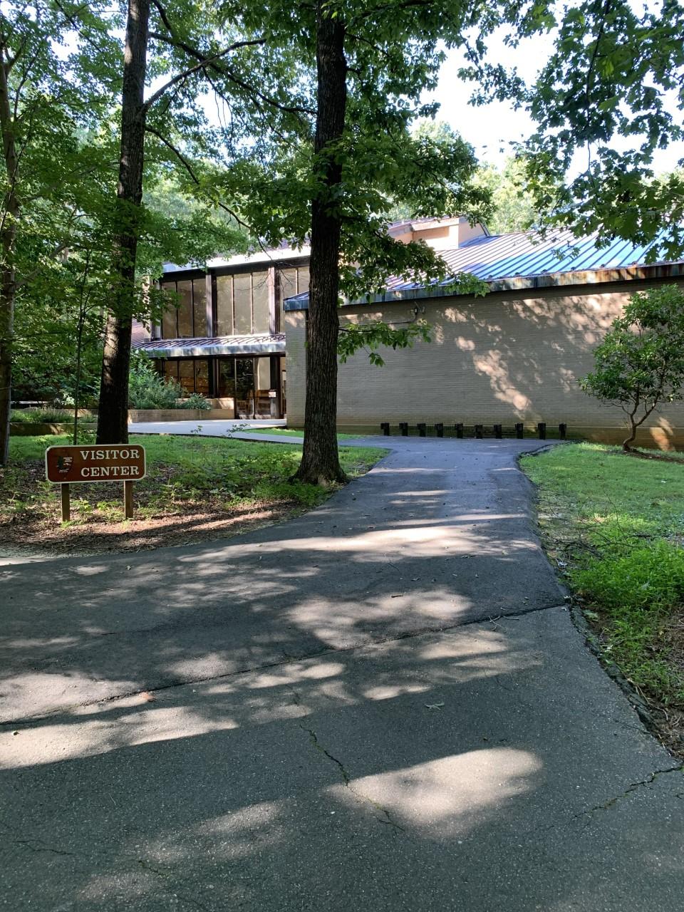 Back of the Guilford Courthouse Visitor Center