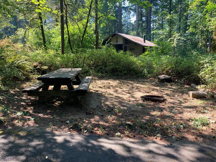 Table and Fire RingSite #9-Eagle Creek Campground