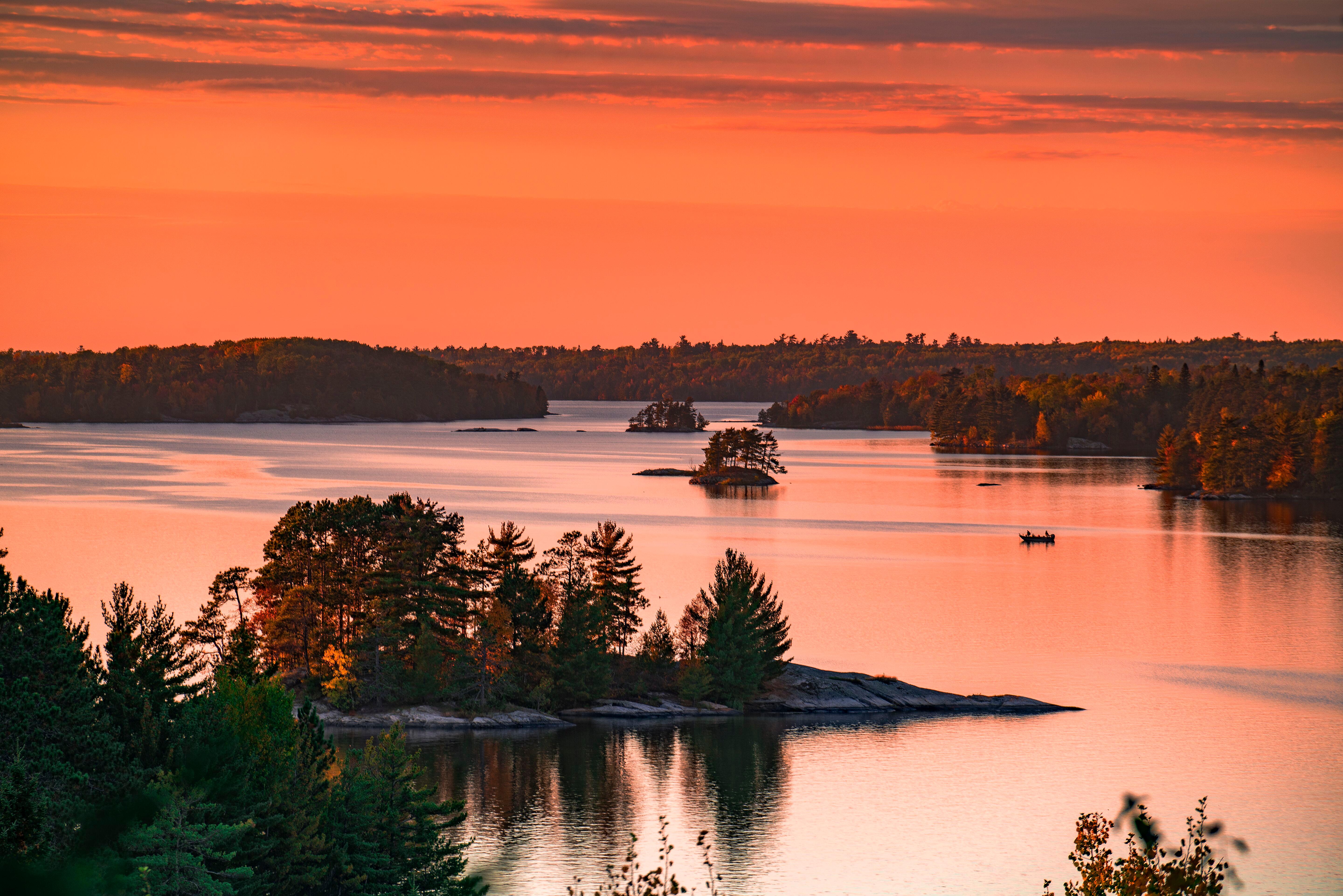 Sunset in Voyageurs