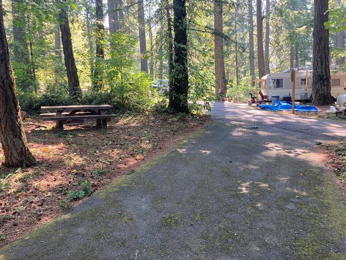 Site and ParkingSite #17-Eagle Creek Campground