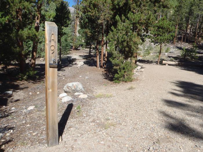Lakeview Campground, site A9 marker 2