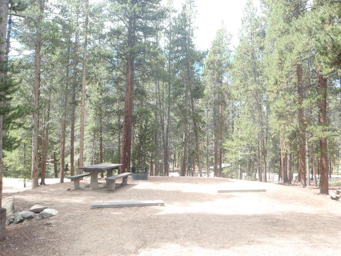 Molly Brown Campground, site 26 parking 5