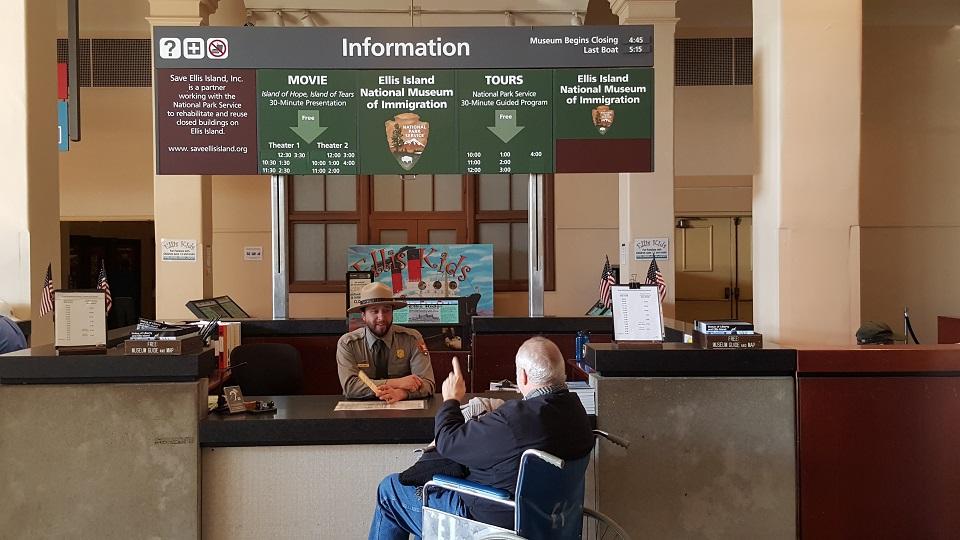Ellis Island Information Desk