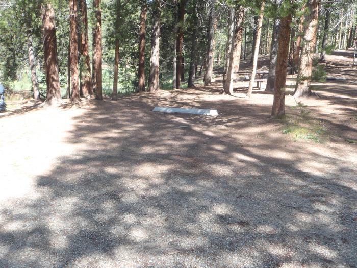 Silver Dollar Campground, site 36 parking