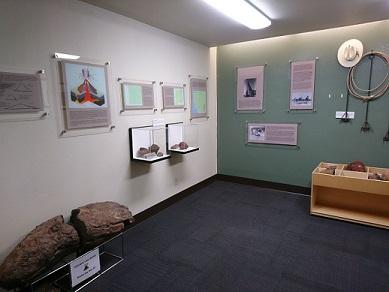 Exhibits in the Visitor Center