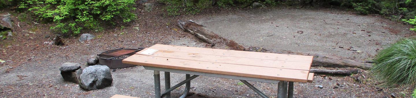 Picnic Table and Fire Ring
