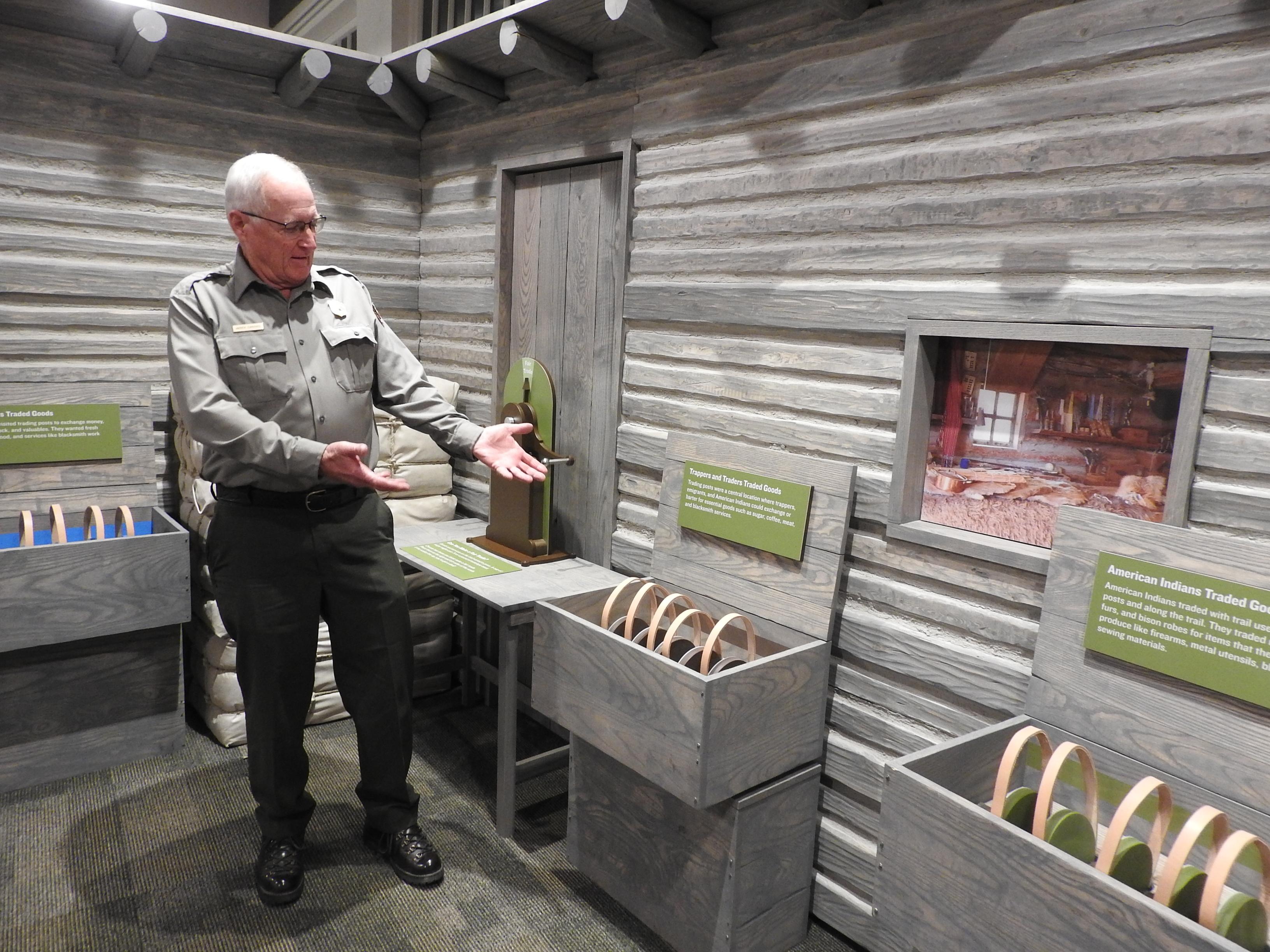 A Park Ranger Talks about Trading Posts during the Oregon Trail Emigration